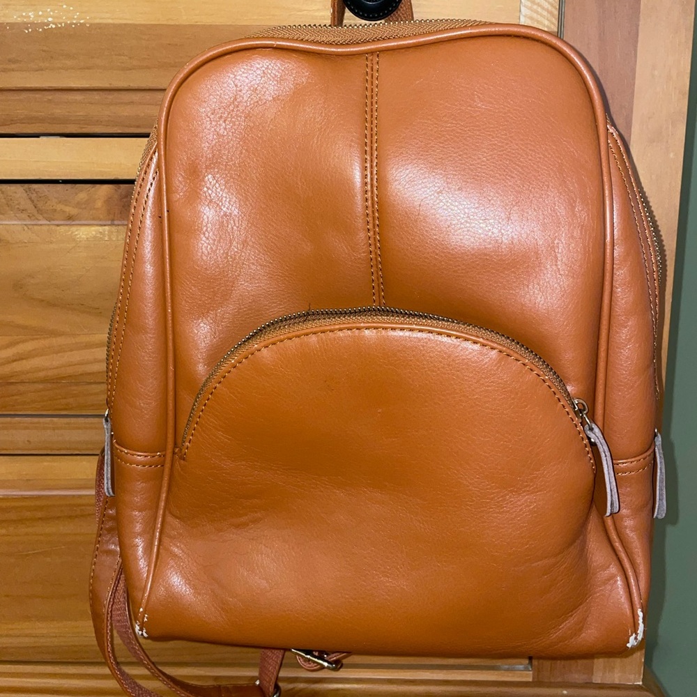 Vegan Leather Backpack